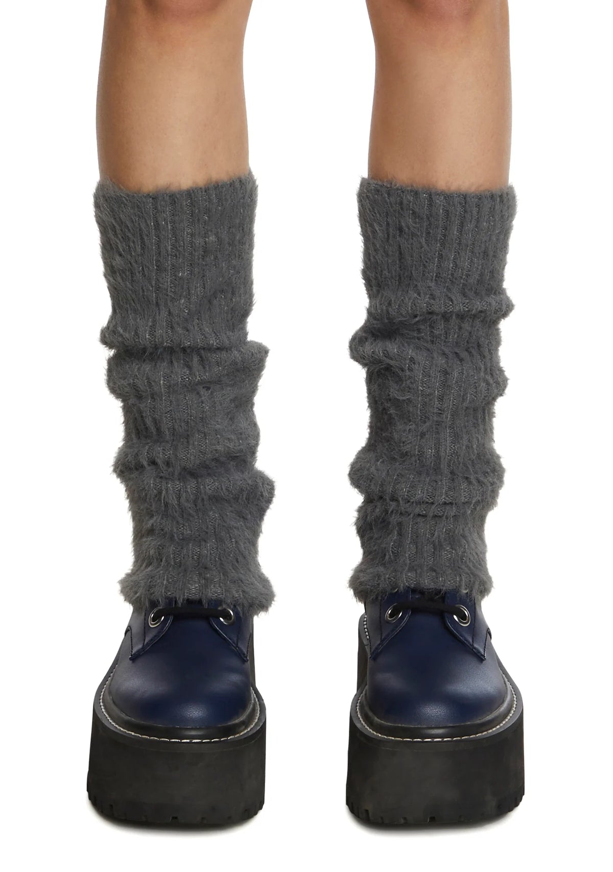 Warm N' Fuzzy Leg Warmers - Gray