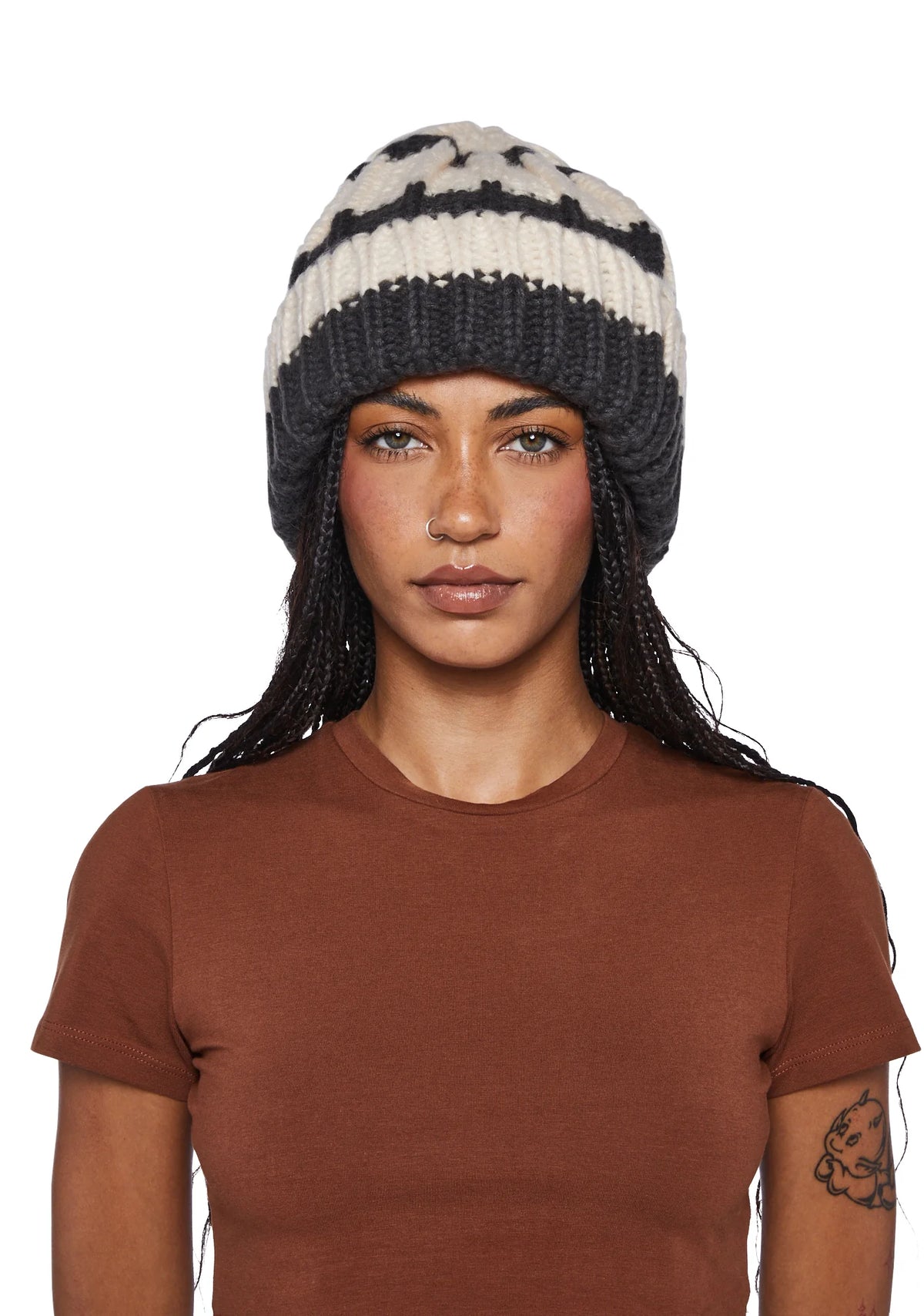 Warm Baby Knit Beanie - Cream