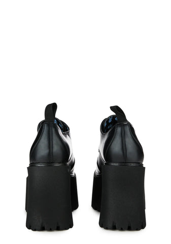 Turn Back Platform Oxfords