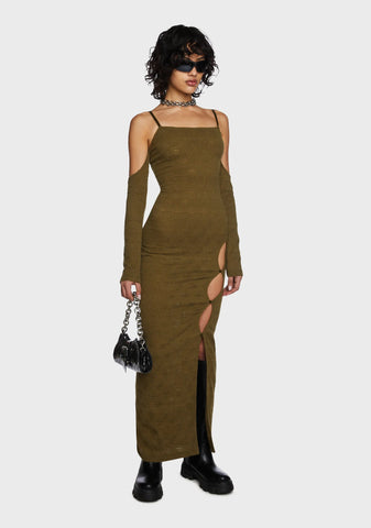 Humble Brag Maxi Dress - Olive