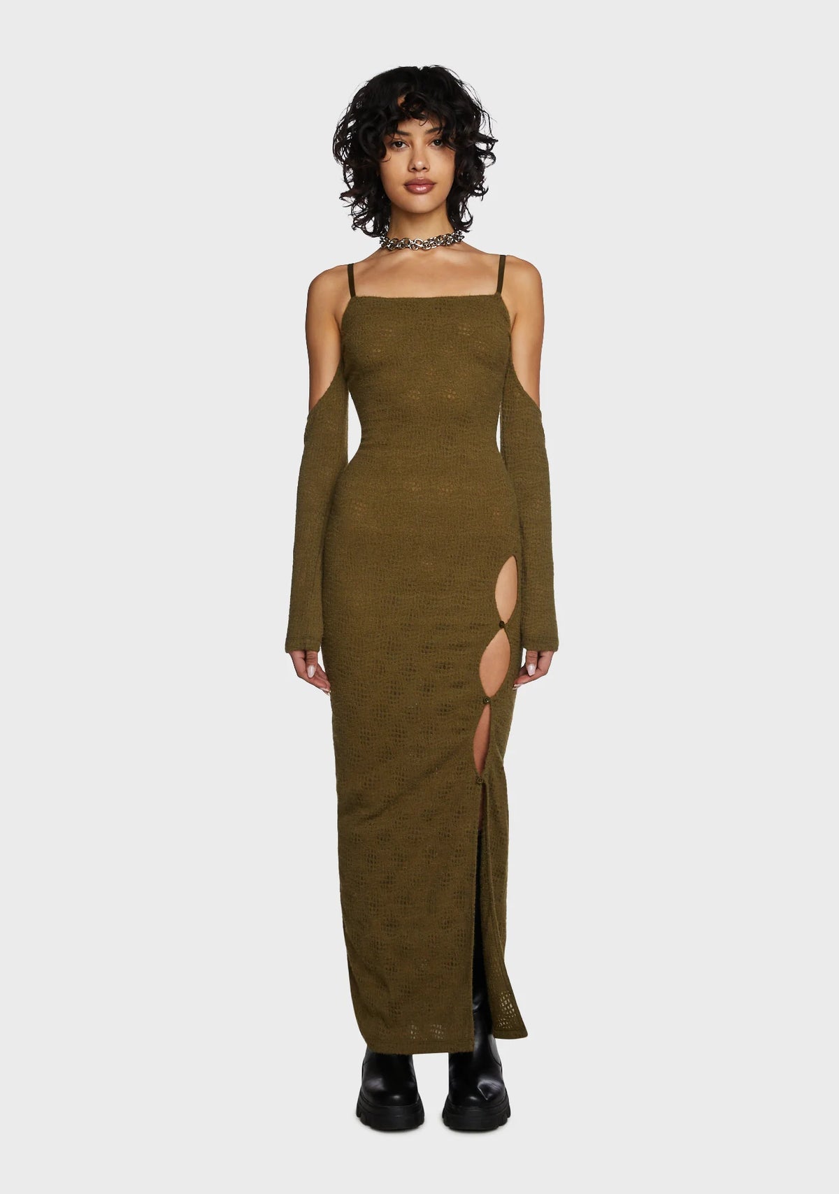 Humble Brag Maxi Dress - Olive
