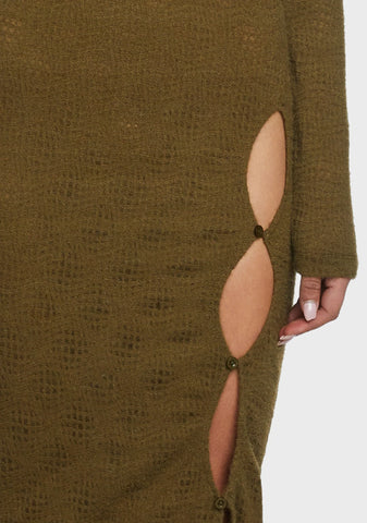 Humble Brag Maxi Dress - Olive