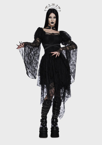 Somber Soul Bondage Harness - Black