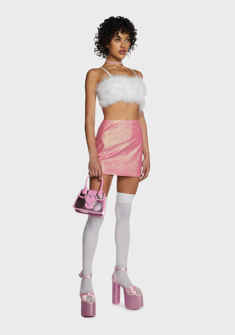 Lala La Fleur Boob Tube - White