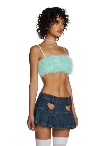 Lala La Fleur Boob Tube - Green