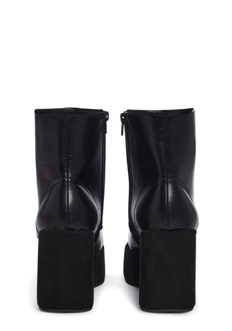 Not Today Platform Boots