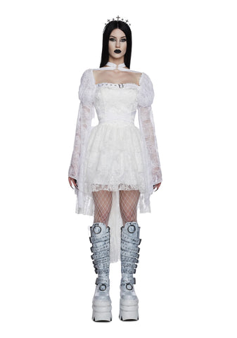 Somber Soul Bondage Harness - White