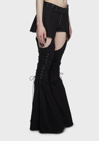 Truth Unknown Convertible Flare Pants