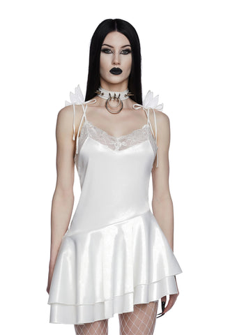 Seraphs And Sinners Mini Dress - White