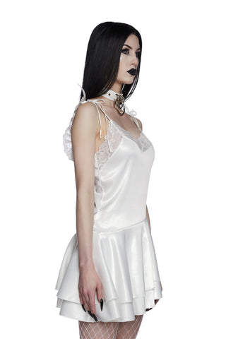 Seraphs And Sinners Mini Dress - White