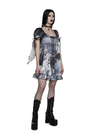 Revenant Faces Babydoll Dress