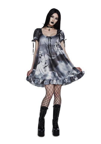 Revenant Faces Babydoll Dress