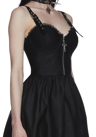 Burn The Throne Bustier Dress
