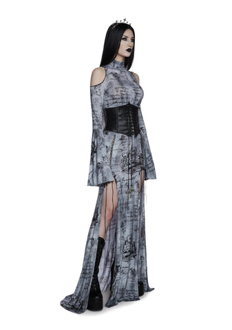 Dark Writings Long Sleeve Top