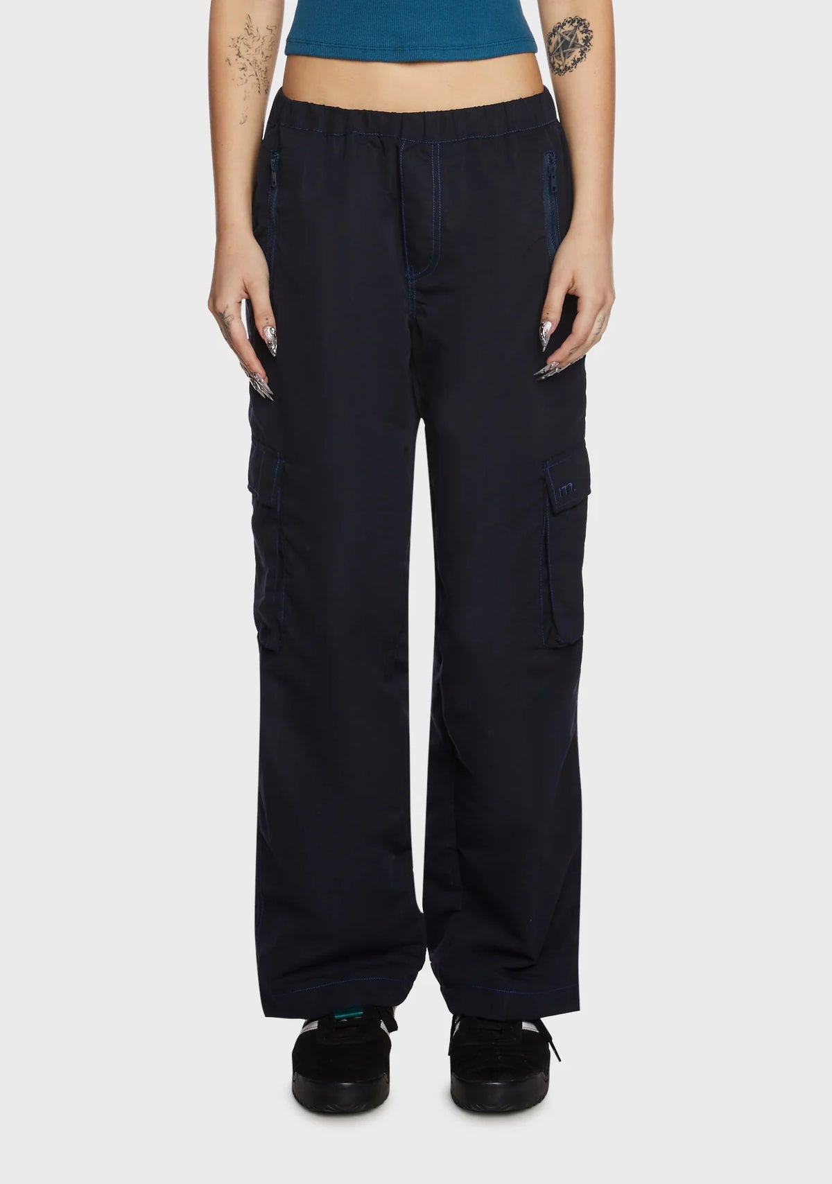 Oriells Cargo Trousers - Blue