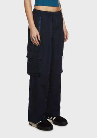 Oriells Cargo Trousers - Blue