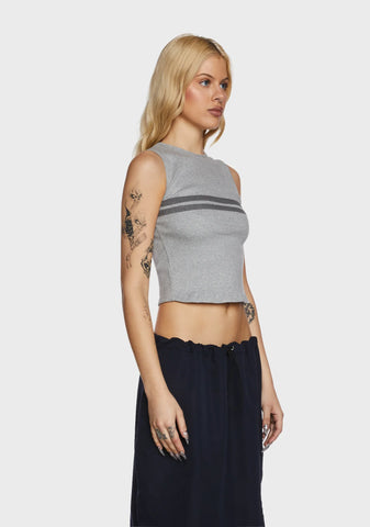 Monlo Vest Top - Gray