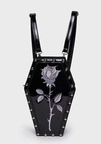 Rose Resurrection Coffin Backpack - Patent