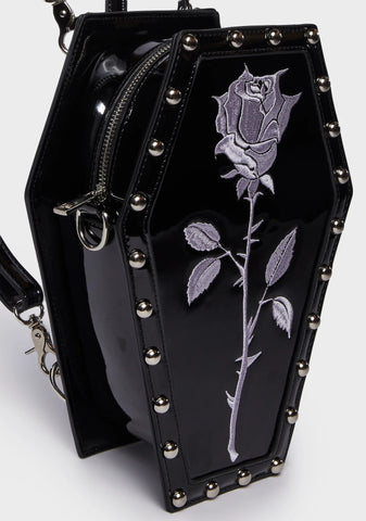 Rose Resurrection Coffin Backpack - Patent