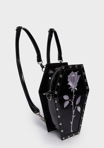 Rose Resurrection Coffin Backpack - Patent