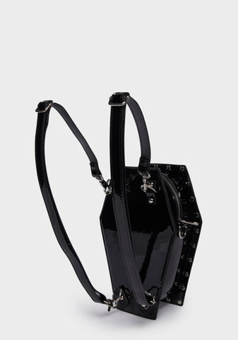Rose Resurrection Coffin Backpack - Patent