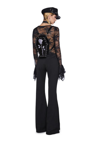 Rose Resurrection Coffin Backpack - Patent