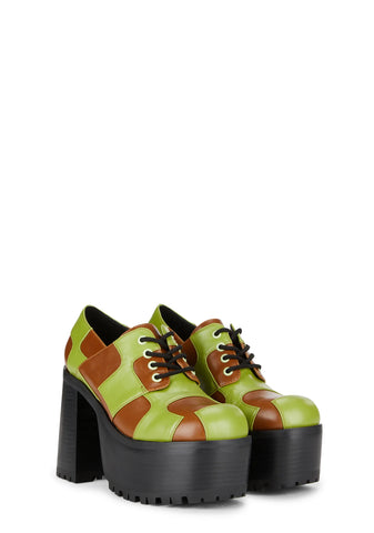Turn Me Loose Platform Oxfords