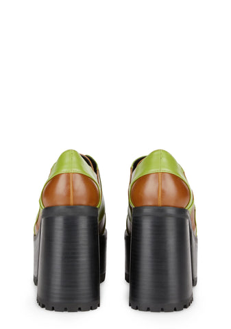 Turn Me Loose Platform Oxfords