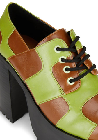 Turn Me Loose Platform Oxfords