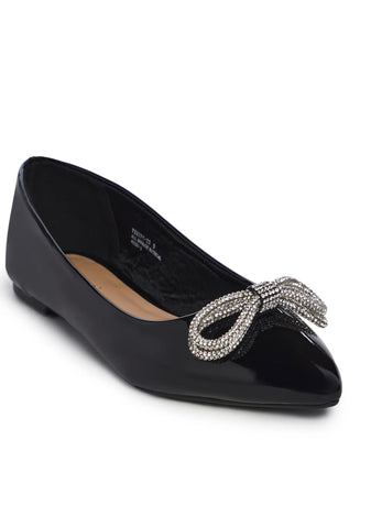 Rendezvous Pointed Flats - Black