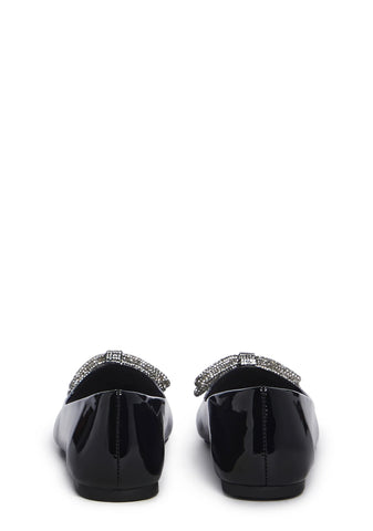 Rendezvous Pointed Flats - Black
