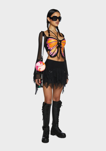 Two Worlds Mini Skirt