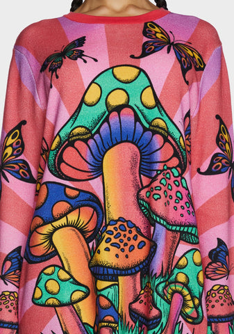 Burst Of Nature Oversized Sweatshirt