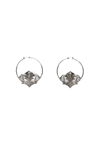 On Wings Hoop Earrings