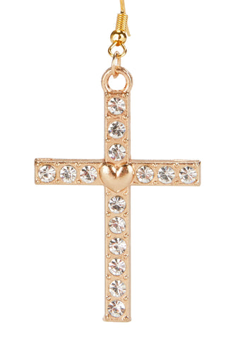 Heavenly Haven Cross Earrings