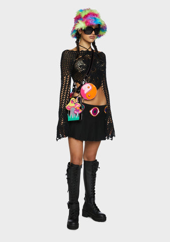 Feelin' Alright Top And Shrug Set