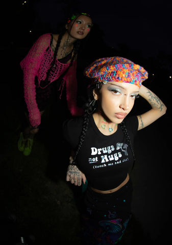 No Hugs Club Baby Tee