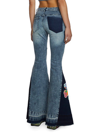 Lift Your Spirit Patchwork Flares