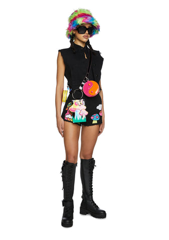 Cosmic Scene Applique Vest
