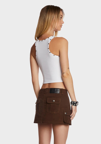 Namesake Tank Top - White