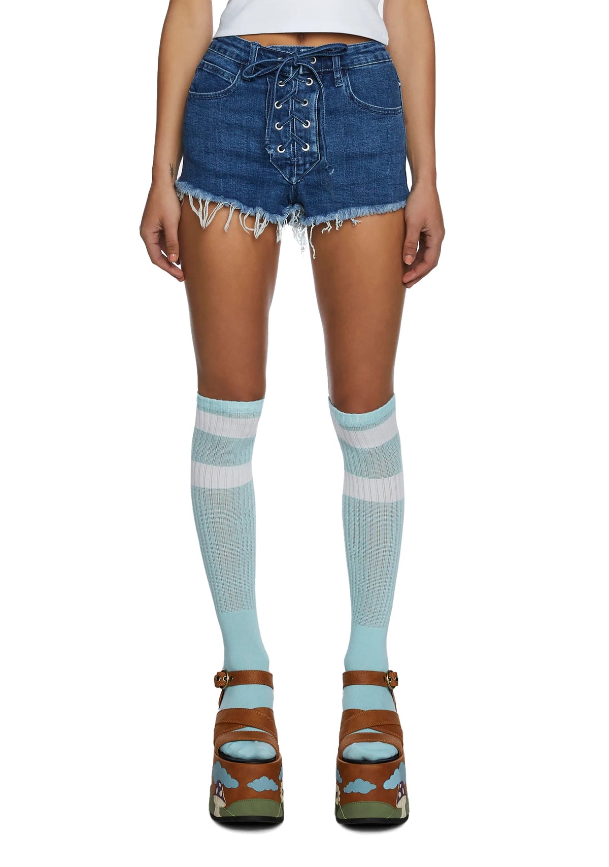 Happy Daze Denim Shorts