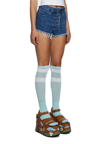 Happy Daze Denim Shorts