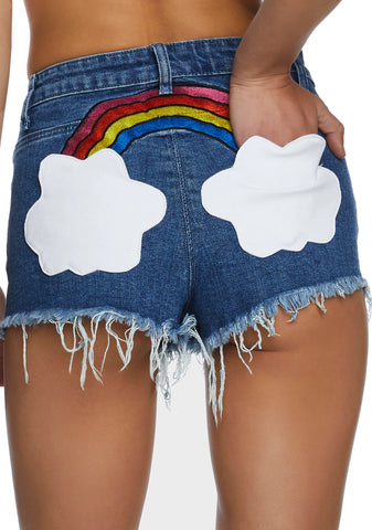 Happy Daze Denim Shorts