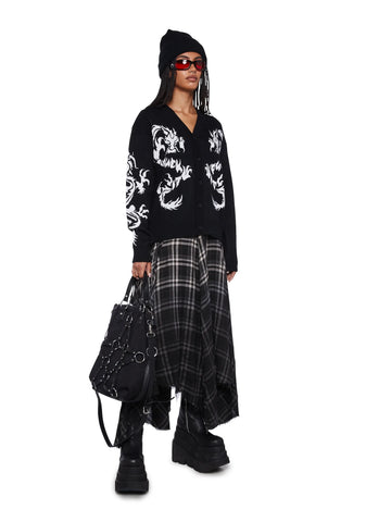 Twin Dragon Knit Cardigan