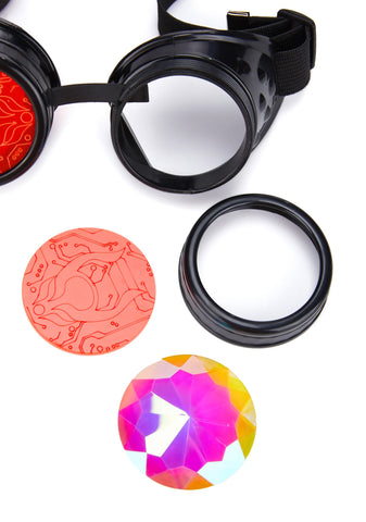 Black CB Duo Glasses