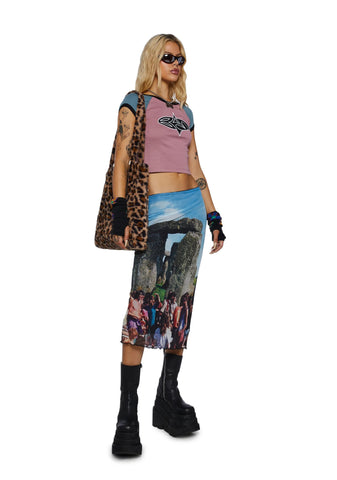 Shinjuku Graphic Tee - Rose