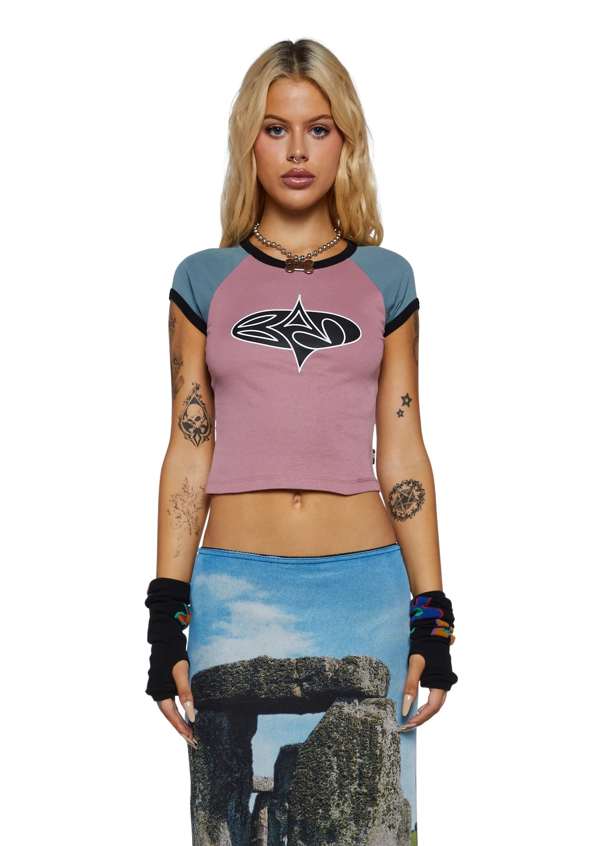 Shinjuku Graphic Tee - Rose