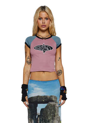 Shinjuku Graphic Tee - Rose