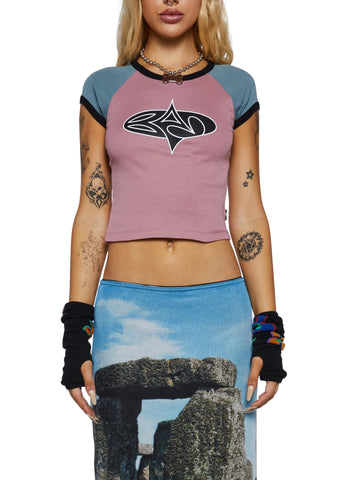 Shinjuku Graphic Tee - Rose