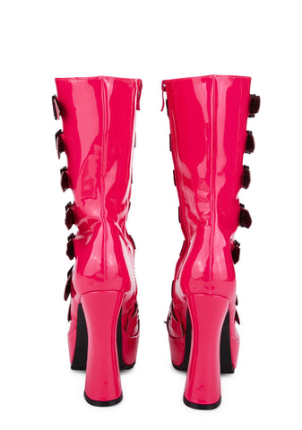 Pink 557-Melinoe Heeled Boots